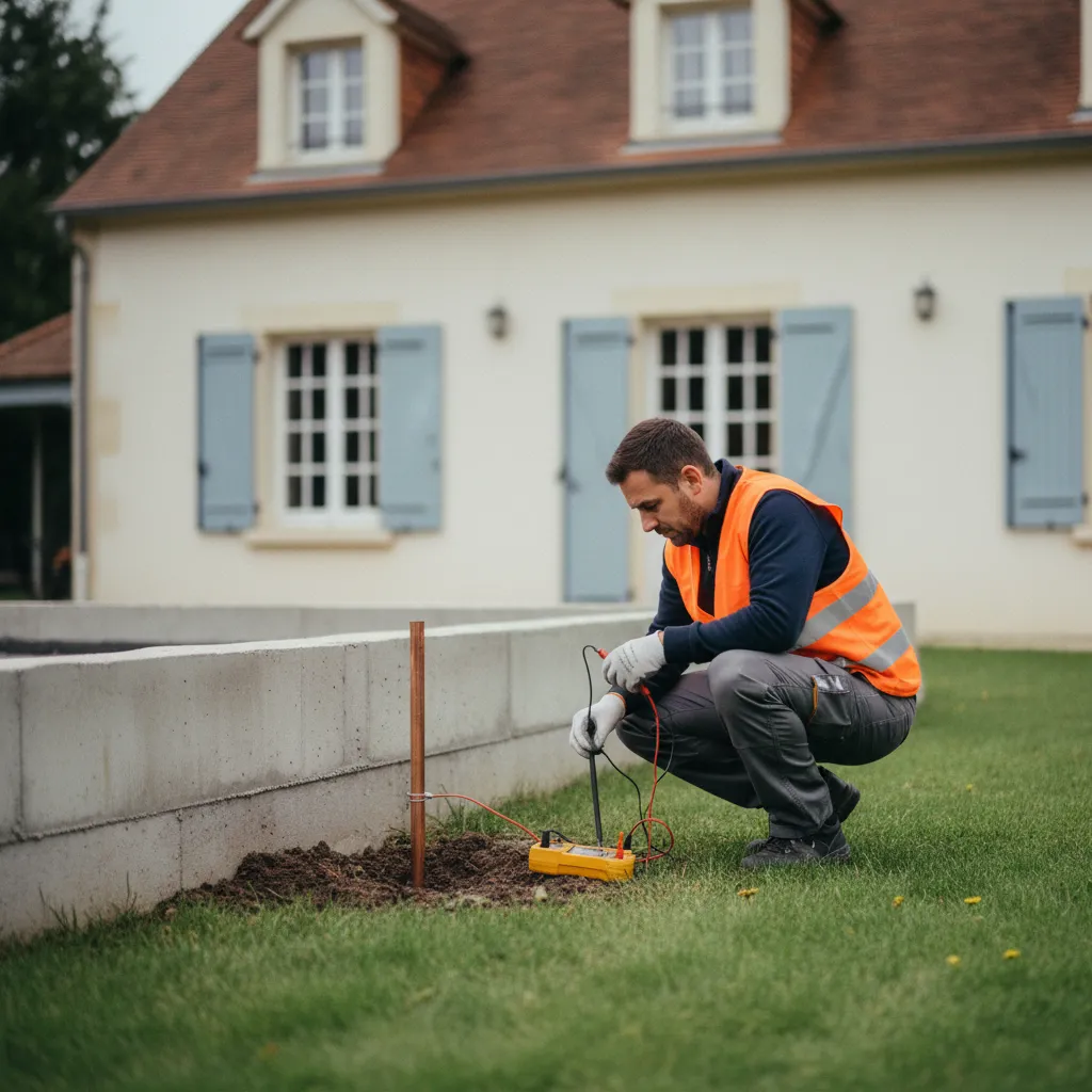 La mesure de la résistance de terre est l'un des tests instrumentaux clés de la visite Consuel