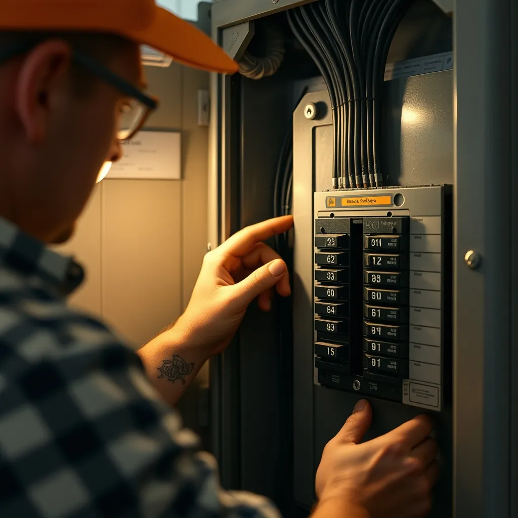 Installation d'un disjoncteur dédié pour l'alimentation de l'alarme au tableau électrique