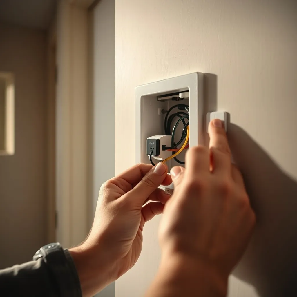 Module Zigbee encastré derrière un interrupteur existant dans un appartement grenoblois
