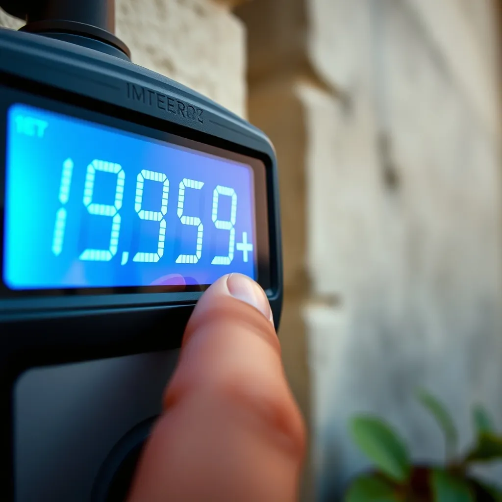 Appuyez sur les touches + et − pour faire défiler les informations jusqu'au numéro PRM