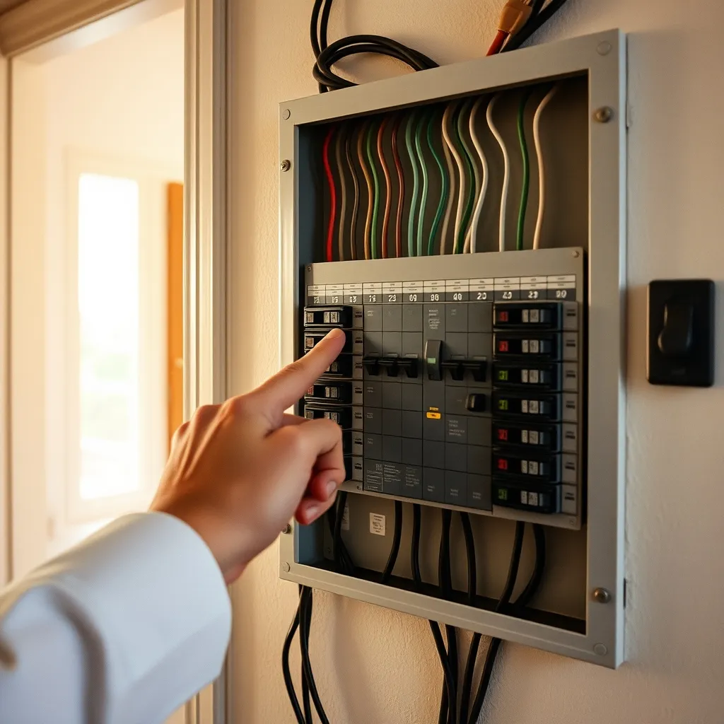 Couper le disjoncteur du circuit concerné est le premier geste de sécurité à effectuer