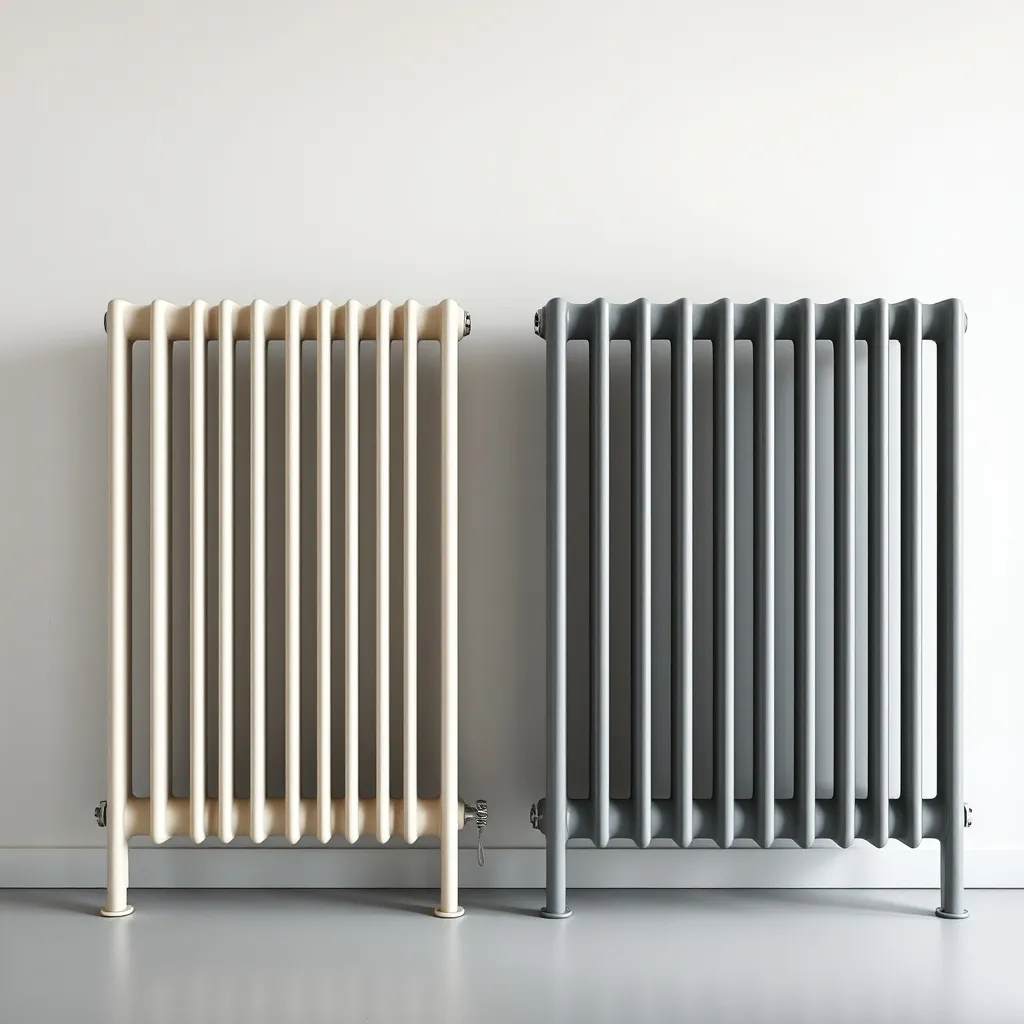 Comparaison entre un radiateur à inertie sèche et un modèle à inertie fluide