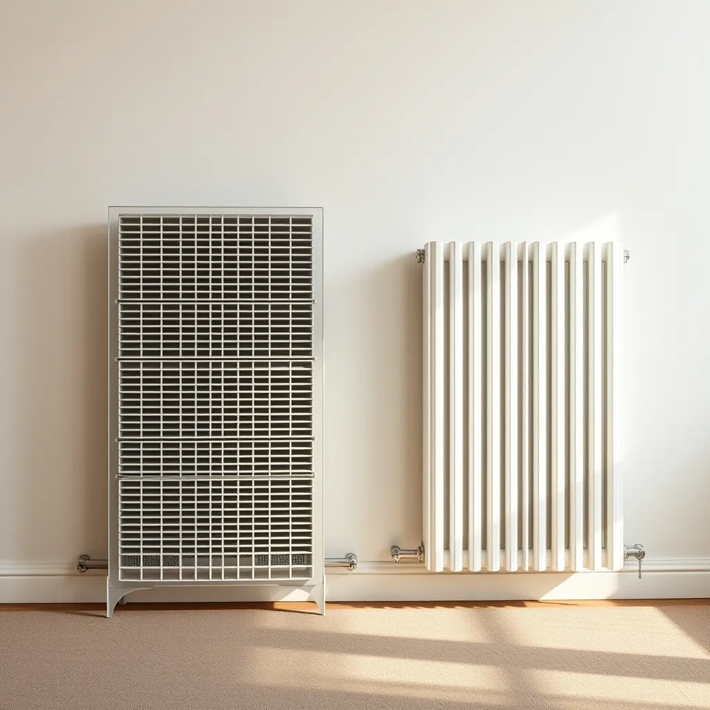 Comparaison entre un convecteur classique et un radiateur à inertie céramique