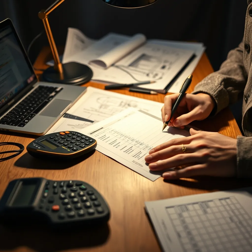 Rédaction d'un devis détaillé avec calcul des charges et du tarif horaire