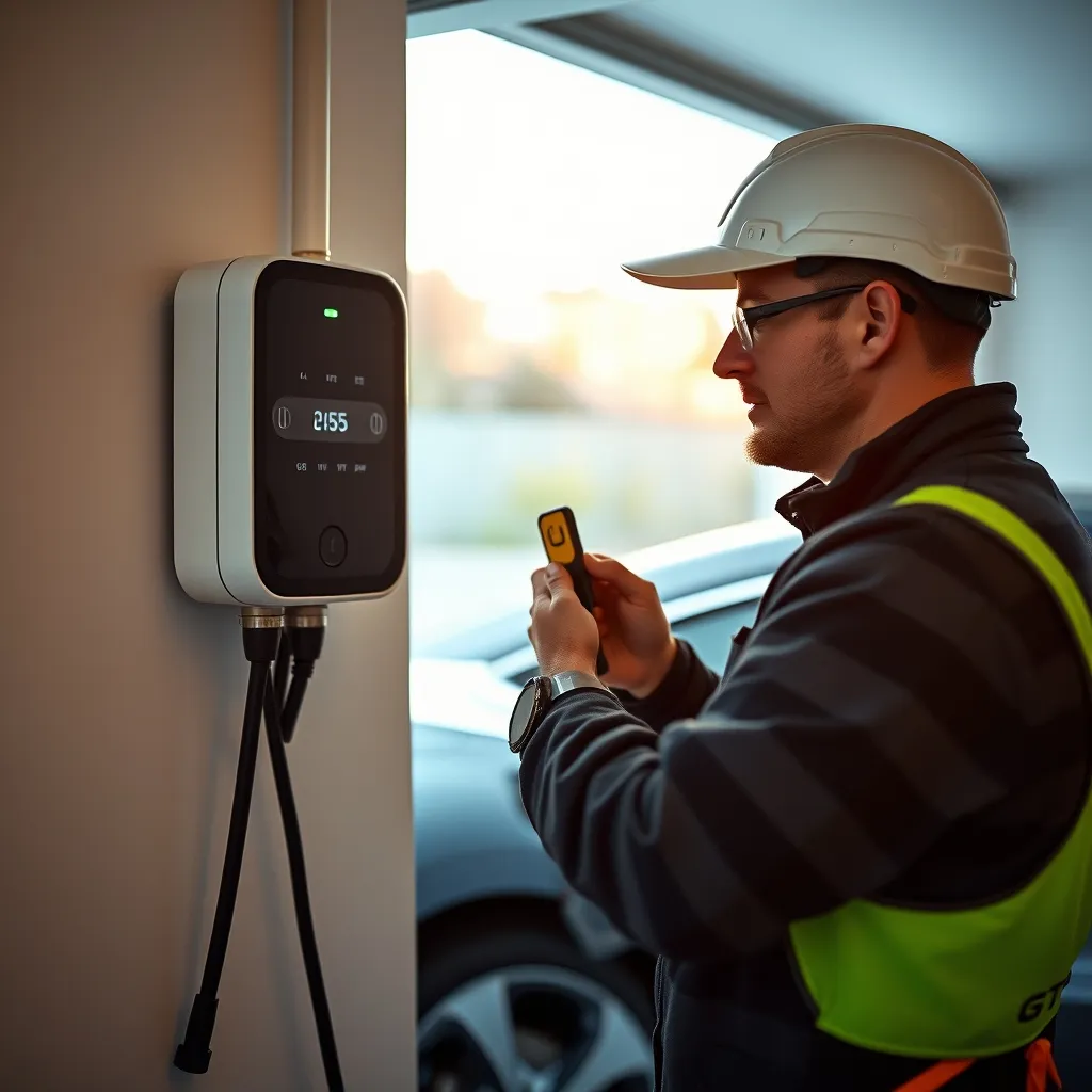 Installation d'une borne de recharge IRVE, prestation à forte valeur ajoutée pour un auto-entrepreneur