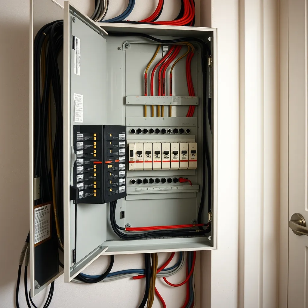 Un tableau électrique propre et étiqueté reflète le sérieux de l'artisan qui l'a posé