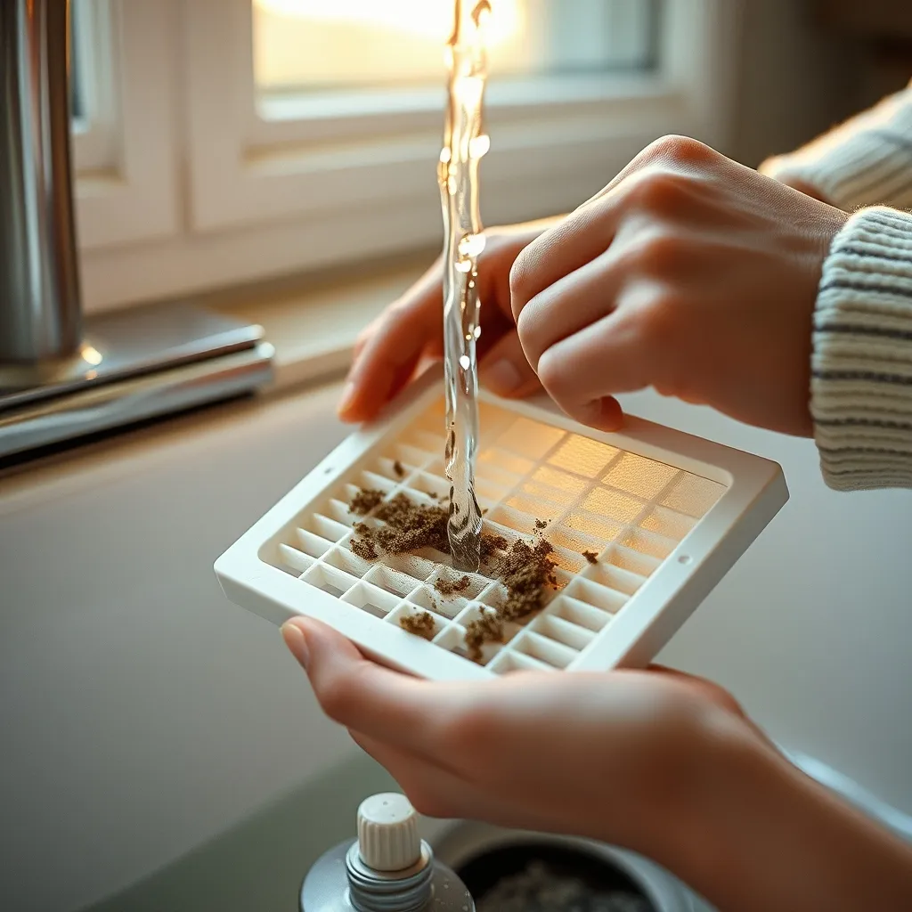 Nettoyage du filtre d'une unité intérieure de climatisation pour maintenir les performances