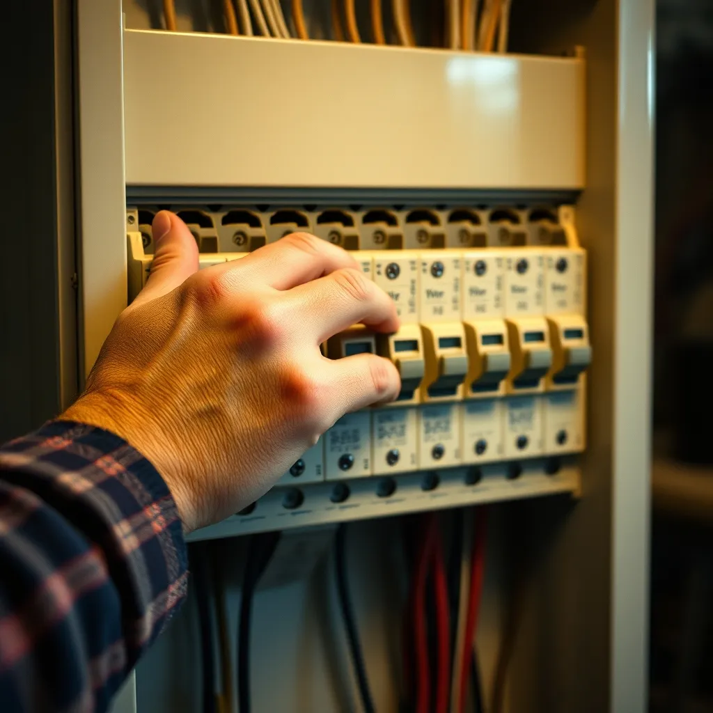 La méthode par exclusion consiste à relever chaque disjoncteur un par un pour identifier le circuit fautif