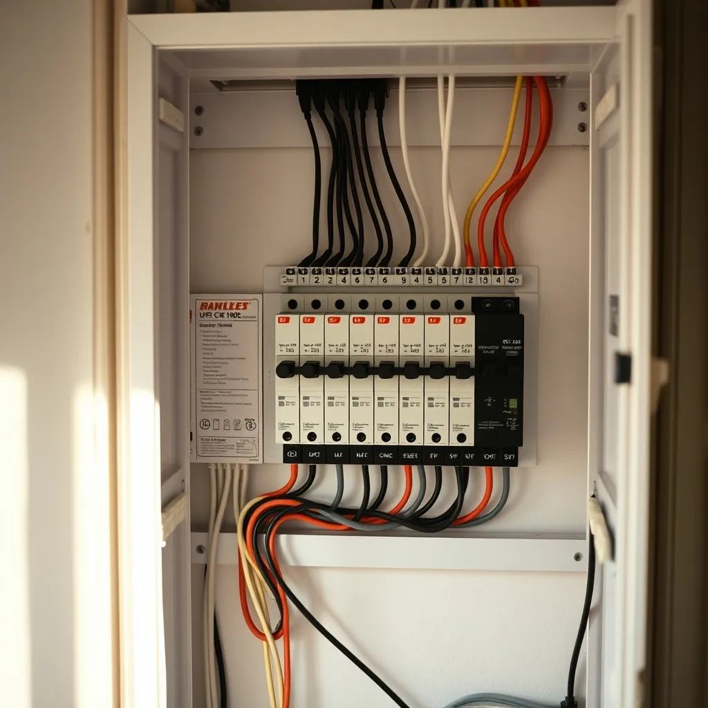 Tableau électrique neuf conforme à la norme NF C 15-100 après rénovation complète