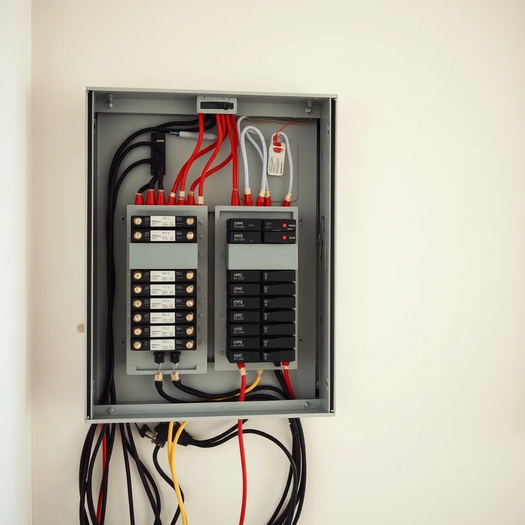 Un tableau électrique neuf aux normes NF C 15-100 avec réserve de 20 % pour les évolutions futures