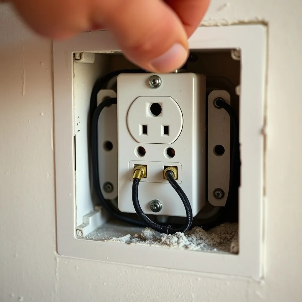 Repiquage de deux câbles 2,5 mm² dans une boîte d'encastrement pour ajout de prise