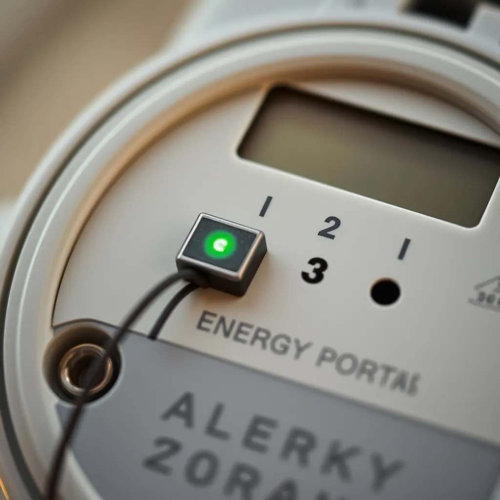 Module de suivi de consommation branché sur les bornes I1 et I2 du compteur Linky