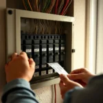 Etiquettes tableau électrique gratuites a imprimer en PDF