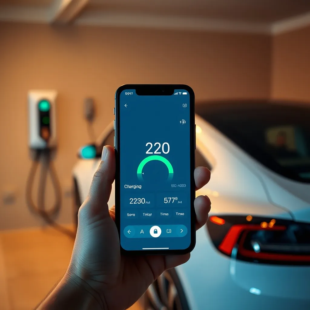 Suivi de la recharge en temps réel via l'application mobile de la borne connectée