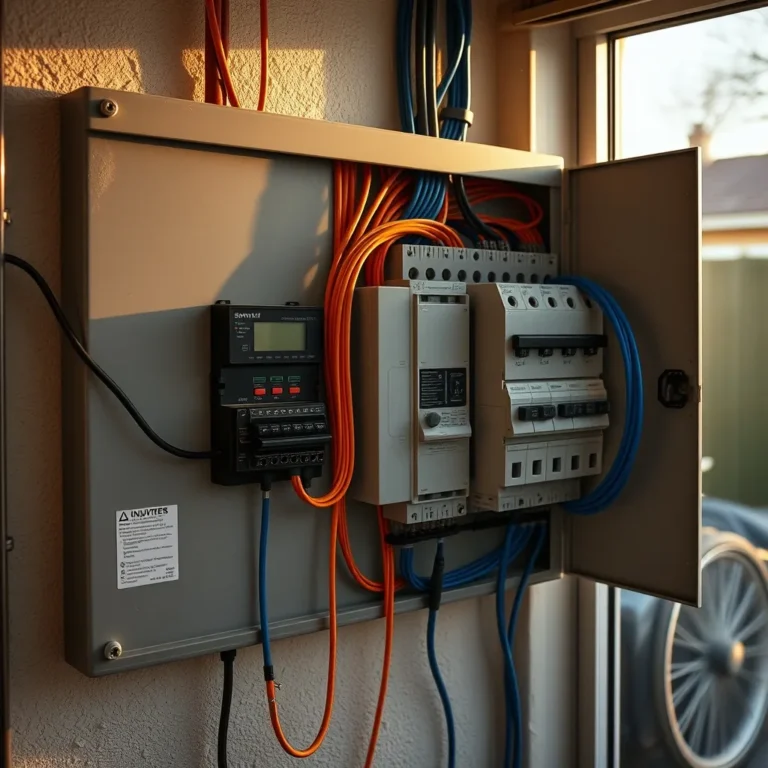 Schéma raccordement panneau solaire au tableau électrique en PDF