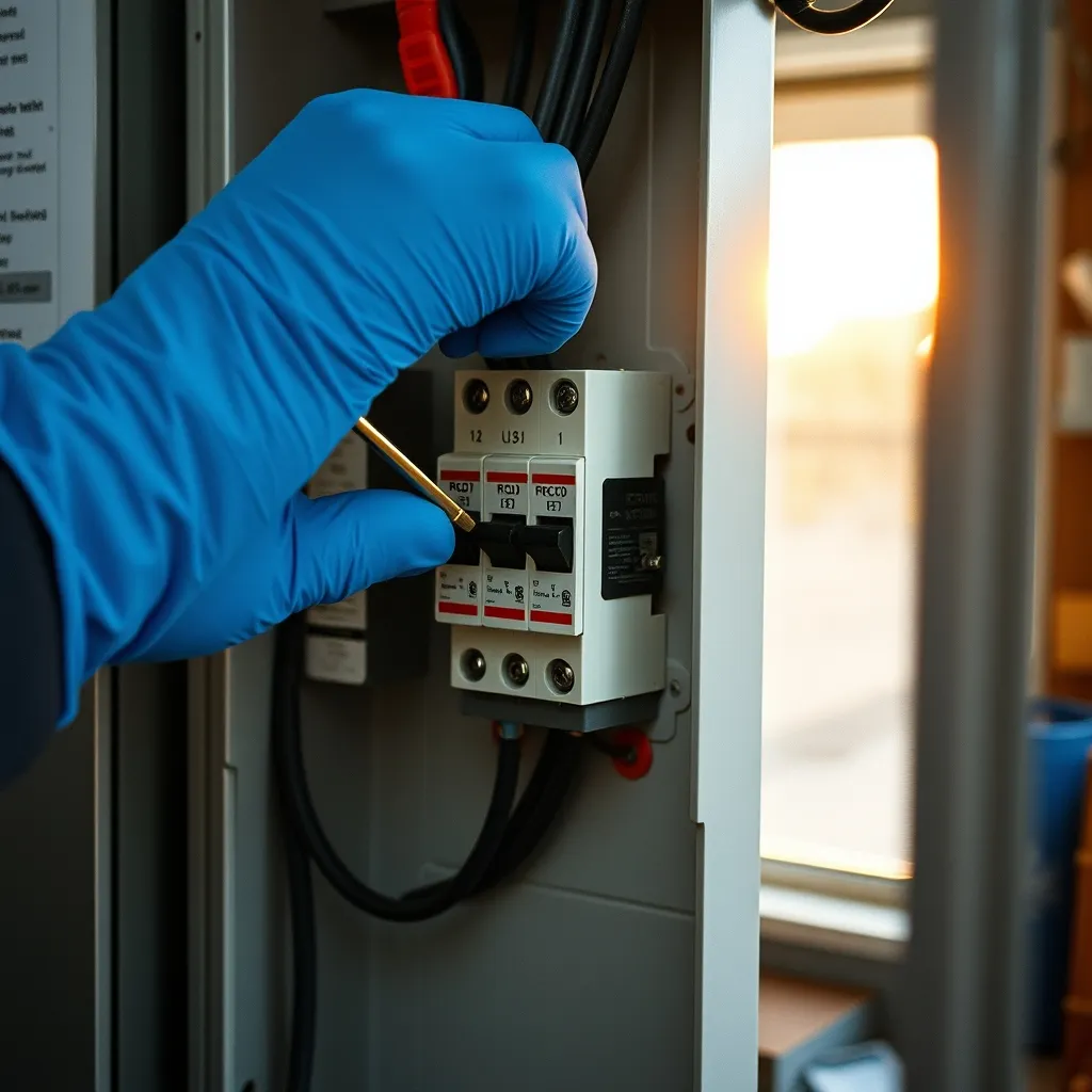 Raccordement d'un interrupteur différentiel tétrapolaire 30 mA sur un tableau triphasé