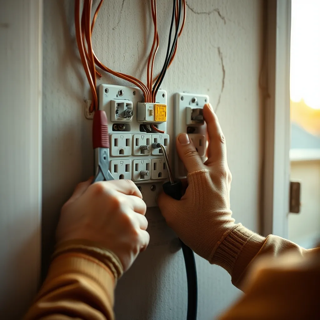 Installation de prises électriques lors d'une rénovation en Isère